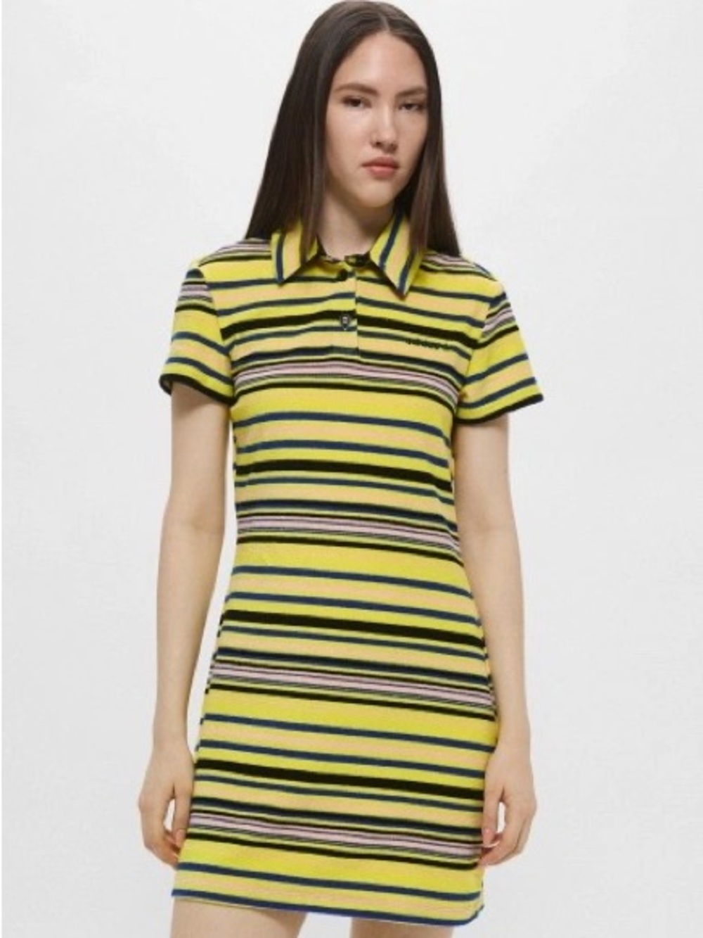 Adidas terry stripe sports dress size large